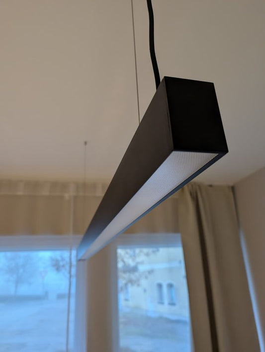 Linearleuchte schwarz 1500-840